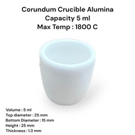 High Purity Krus Alumina Corundum Alumina Crucible 5/ ML max 1800 ̊C