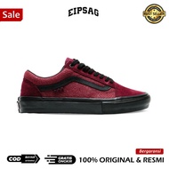 Vans Skate Old Skool Shoes X Breana Geering Port Black RESMI ORIGINAL