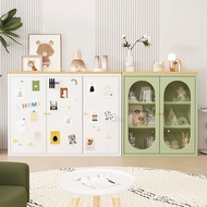 Tea Floor Steel Multi-Layer Dining Display Cabinet Storage Large Cabinet Capacity Side Cabinet House