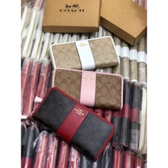 Coa * CH Long Women'S Wallet With 3-Color Compartments Vietnamese Exported Goods