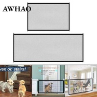 [AWHAO] Mesh Pet Gate for Stairs and Doorways for Bedroom Retractable Gate for Dogs