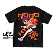 Momo Ayase Dandadan Okarun Turbo Ken Takakura manga anime Dandadan T-shirts KENZSTYLE