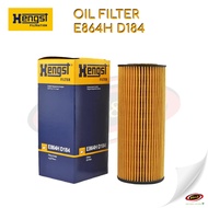 Hengst - Engine Oil Filter - Oil Filter E864H D184 for VW Audi A4 Quattro A6 Volkswagen Touareg S4