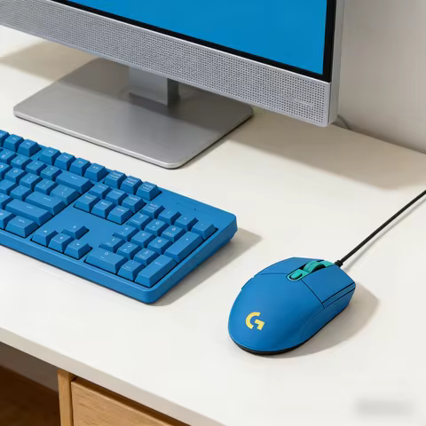 Logitech G102 Wired Gaming Mouse 6 Programmable Buttons For Windows Mac OS PC Laptop Desktop Gamer O