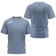 Men's Sports Quick Drying T-shirt 2XU Outdoor Fitness Training Wear Men's Tennis Breathable Short Sl