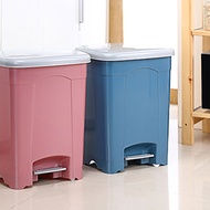 台灣KEYWAY SO025 現代腳踏式垃圾桶(大)-25L-粉藍