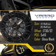 Varro Wheels (F) 19x8.5JJ(R) 19x9.5JJ 5x113 Gloss Black