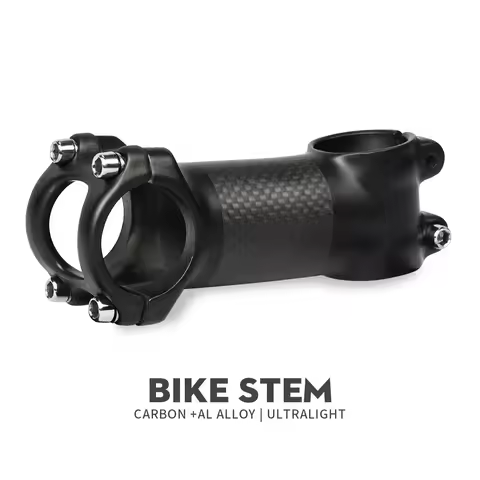 Toseek MTB Handlebar Stem 31.8mm 6/17 Degree Bike Power Aluminum Tundish Carbon Mountain Bike Stem B