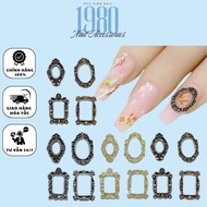 Set of 20 Classic Frame Charms for Vintage Nail Decorations | Classic Charm Nail Frame