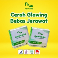 Newcolla Sabun Wajah Cuci Muka Collagen Pencerah Wajah Anti Jerawat Ampuh Bpom Original