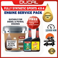 DUCAL FULLY SYNTHETIC DIESEL 4X4 ENGINE OIL 5W40 8L CK4/SN API CK4/SN (FREE ENGINE FLUSH & OIL TREAT
