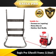 Eagle Pro CIifarelli Engine Frame Stand Kaki Cifarelli Stainless Steel