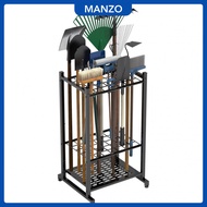 Metal Garden Cleaning Tool Storage Rack, Farm Tool Organizer, Multi-purpose Gardening Tool Organizer