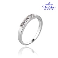 Unisilver 925 Sterling Wedding Ring (WRS11-1001 340)