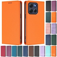 ME05 Clamshell Leather Phone Case For Motorola Moto G86 Power 5G MotoG86 G 86 Coque Wallet Anti-thef