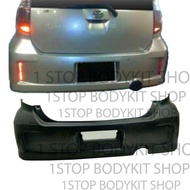 PERODUA MYVI REAR BUMPER (TRD/PASSO) (FIBERGLASS) SKIRT LIP BODYKIT