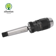 ZILUOLAN Keyless Drill Chuck, Tapered Mandrel MK3 Morse Taper MT3 Quick Release Drill Chuck, Taper B