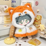 20cm Doll Clothes Cute Cloak Baby Clothes Plush 10cm Cotton Doll Doll Doll Dress Up Little Fox Cloak