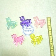 Unicorn Transparent charm slime charm