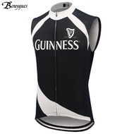 Retro Black Guinness Cycling Vest pro team Sleeveless Cycling Jersey Racing Mtb Bike Clothing
