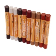 [Leipupa] 10Pcs Wood Repair Filler Sticks  and  Scratched  Sandybrown, Cherry, , Light gray, Ebony F