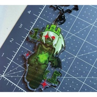 SHEDLETSKY 1x1x1x1 FORSAKEN acrylic keychain roblox 4inches