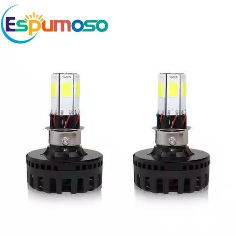 1/2Pcs LED Bulbs Motorcycle Headlight 6500k Turbo Lamp Led Moto High Low Beam Universal Motor Light