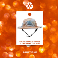 AQUATIQUE - BUCKET - METALLIC ORANGE - หมวกดำน้ำ หมวกเล่นน้ำ หมวกเซิร์ฟ เดินป่า แคมป์ปิ้ง กันแดด กัน