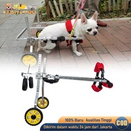 DOG DISABLED WHEELCHAIR KURSI RODA UNTUK KUCING LUMPUH