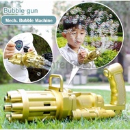 【BB】🔥HOT🔥  Ready Stock Gatling Bubble Machine Gun Electric Tiktok Chlidren Gun Toy for Outdoor Activ