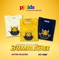 BUMBLEBEE 2 TRANSFORMERS KIDS TSHIRT II CHARACTER TSHIRT II KIDS 2-10 Y/O TEENS 10-17 Y/0 II PJKIDS