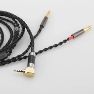 High Qaulity HC028 8 Cores Headphone Earphone Cable For Denon AH-D600 D7100 Hifiman Sundara Ananda H