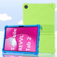Soft silicone shockproof case for T-Mobile REVVL Tab 2 anti-fall cover TMobile REVVLTab REVVLTab2 Ta