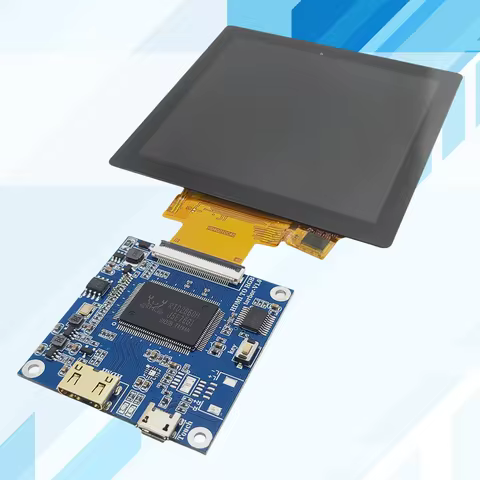 4.0 Inch TFT LCD Display Screen Module 480*480 3SPI RGB 18Bit 40Pin 3.3V GT911 HDMI Drive Board ST77