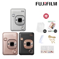 超值6件組合 富士instax mini LiPlay 相印機 (優雅黑) 全新規格新登場 (公司貨) 保固一年