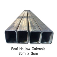 Besi Hollow Galvanis 3cm X 3cm. 1mm