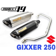Project79 Exhaust Suzuki Gixxer250 Ekzos Full System MufflerAccessories Gixxer 250 SF Ekzos QPM06 Ex