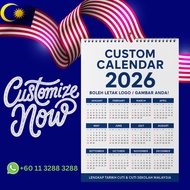 Custom 2026 Malaysia Calendar | Personalized Wall / Desk Calendar