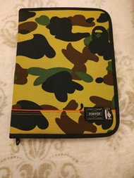 全新100%真品9.7吋平板電腦 A Bathing ape x porter Bape yellow