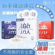 私激避孕套SIKI003超薄免洗水润尿酸情趣男用安全套byt正品激涌沸Private excitation condom SIKI003 ultra-thin free