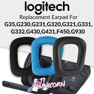 Earpad Earcup Ear Cushion Logitech G35 G230 G231 G320 G321 G331 G332 G430 G431 F450 G930 Foam