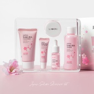 LAIKOU JAPAN SAKURA SKINCARE SET 5 Pcs