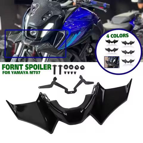 For Yamaha MT07 MT-07 SP MT 07 Front Downforce Spoiler Naked Frontal Spoilers Winglet Aerodynamic Wi