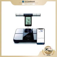 【Direct from Japan】Omron Body Composition Scale KRD-703T Smartphone-linked Body Fat Percentage Whole body measurement method, measurement by part OMRON connect compatible Black