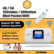 7star 4G LTE 300Mbps Portable Router 3000Mah Battery WiFi Router 4G USB WiFi Dongle 4G LTE 150Mbps Support SIM