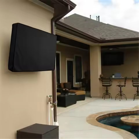 PVC Oxford Cloth Waterproof TV Cover Outdoor TV Dust-proof Protector Cover LCD TV Covers 22-24//30-3