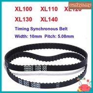 【5.29】 {}100XL 110XL 120XL 130XL 140XL 037 Timing Belt Rubber Belt 10mm Width 1/5'' Pitch