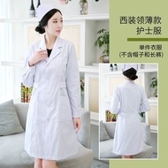 original Nurse uniform long-sleeved overalls winter clothes doll collar white coat suit round neck u