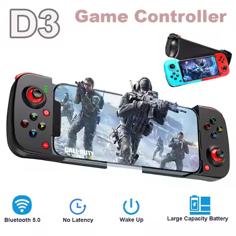 Bsp-D3 Mobile Phone Video Game Controller for Pc/ios/android Telescopic Gaming Console Consola Wirel