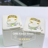 EMAS 375 CINCIN MURAH BUJET SIMPLE 375 GOLD RING C33